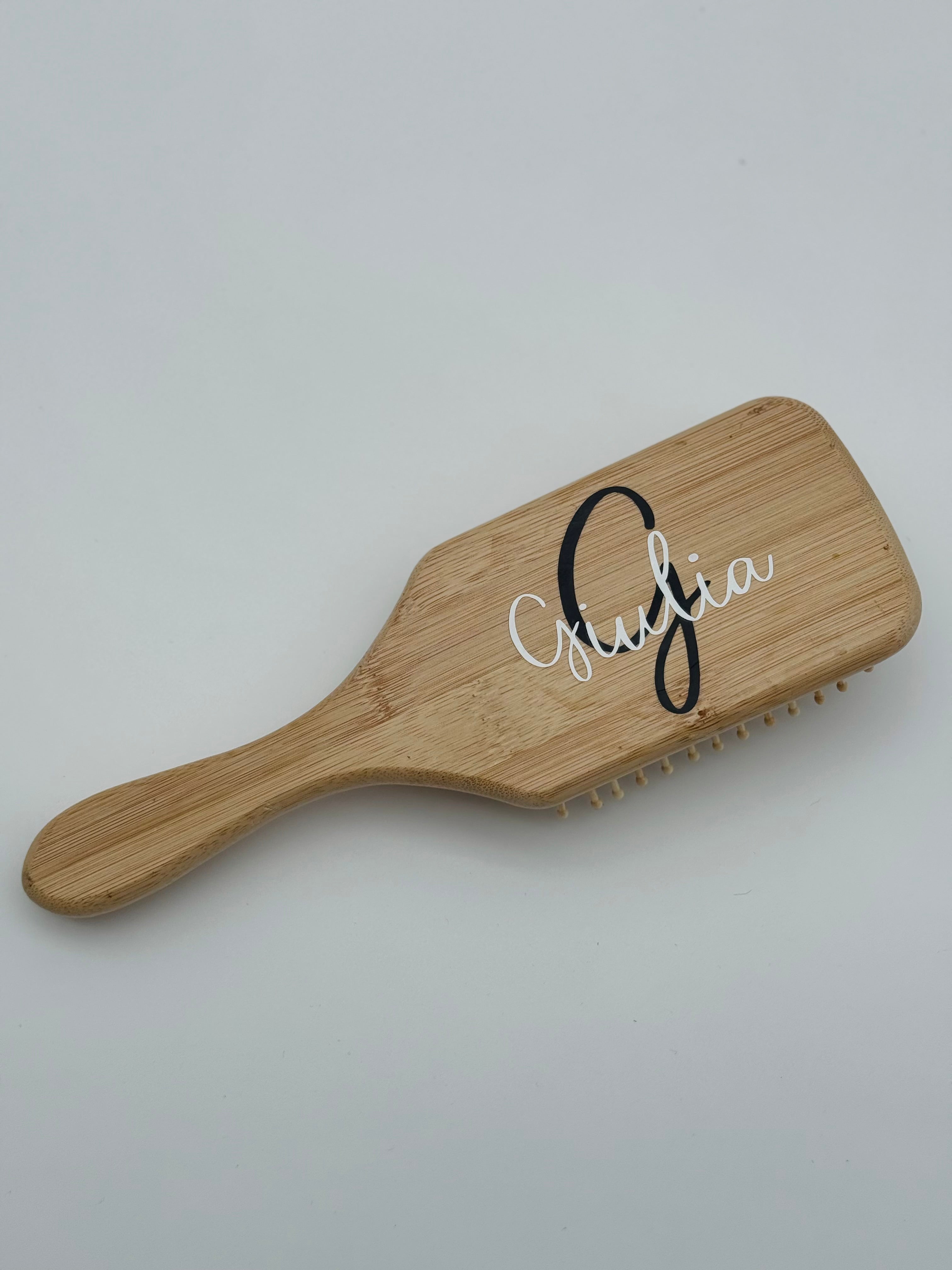 Spazzola in legno DOPPIA GRAFICA