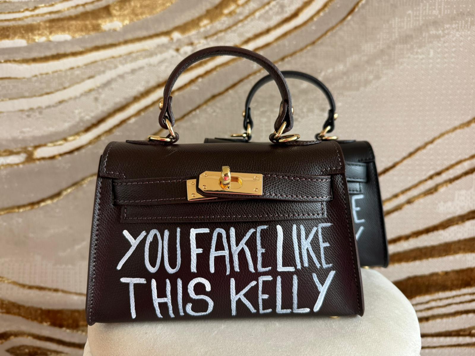 You fake like this K bag