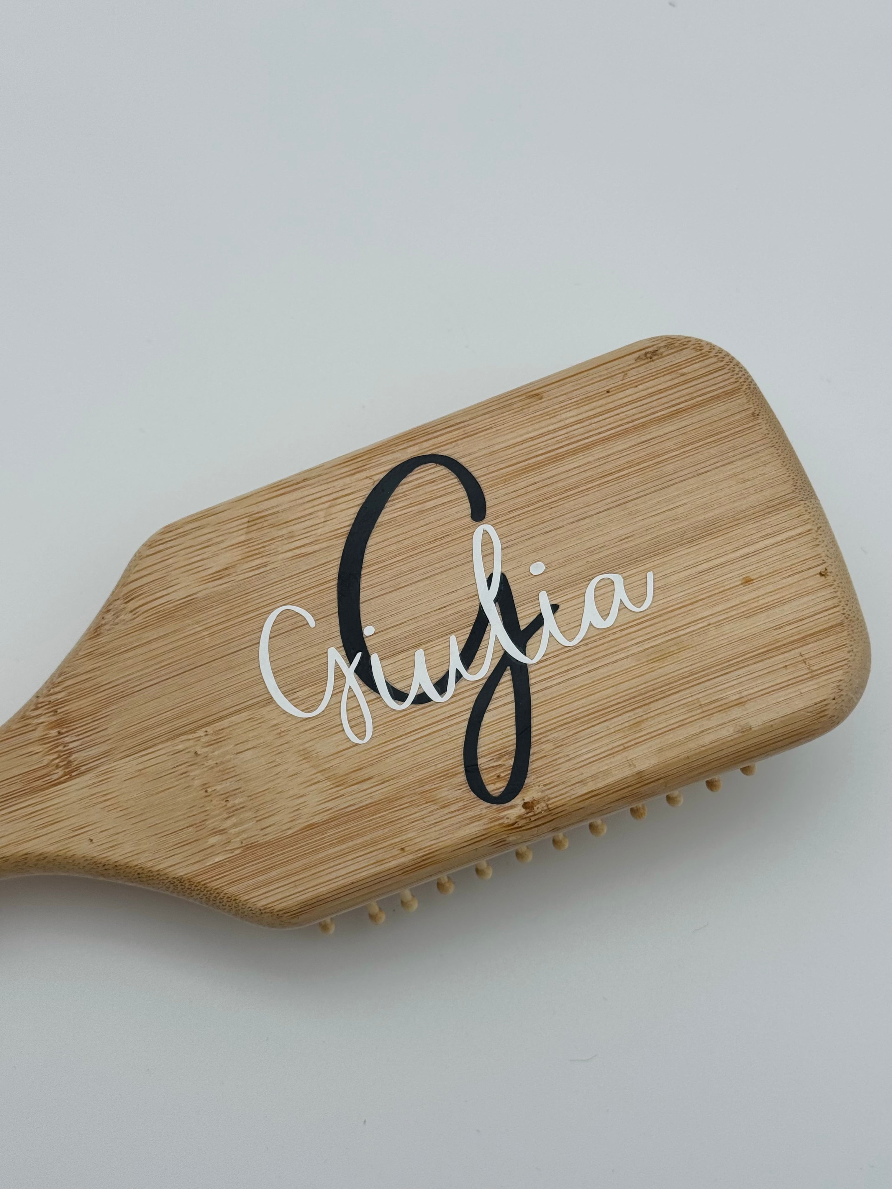 Spazzola in legno DOPPIA GRAFICA