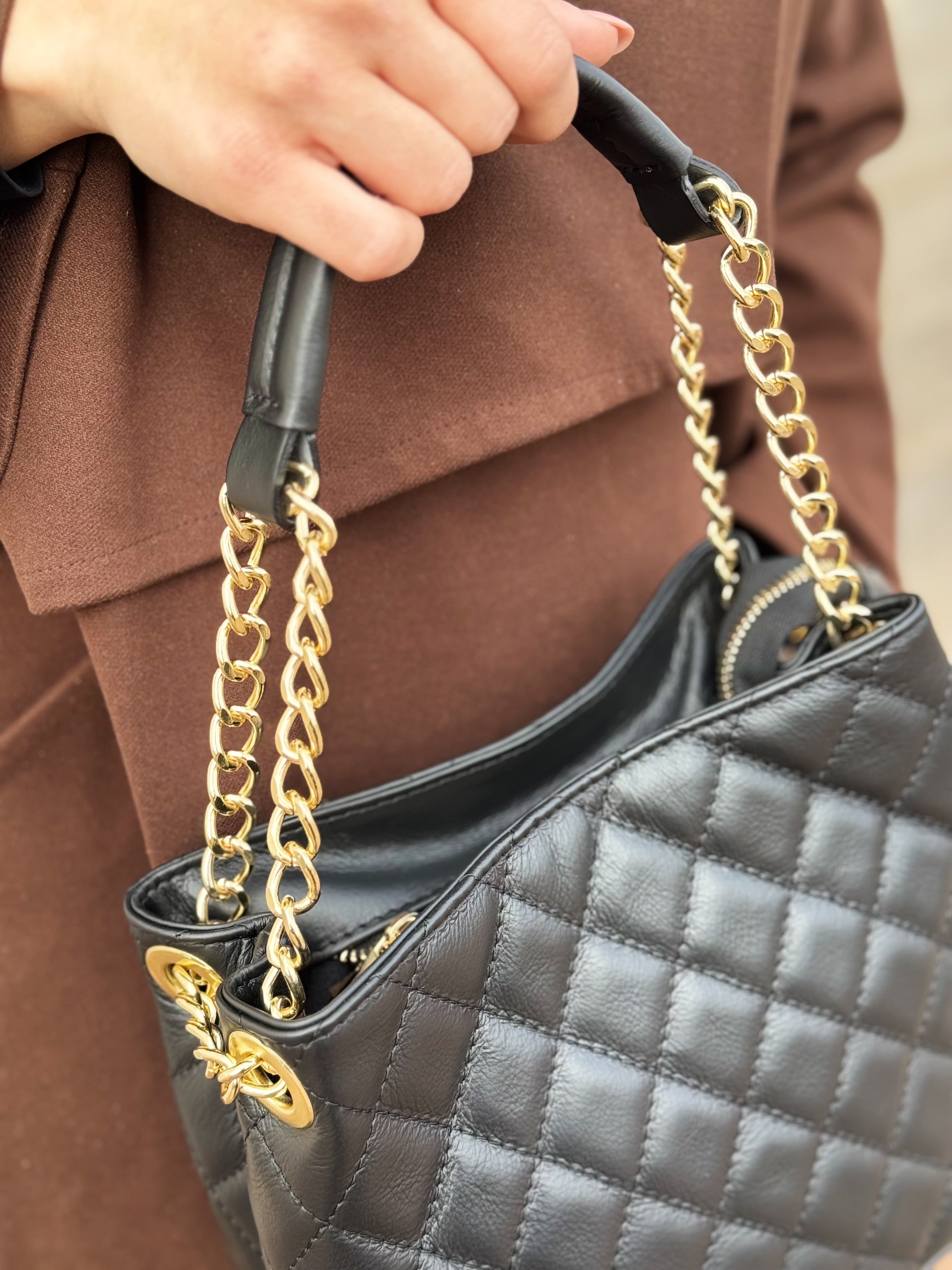 Borsa a spalla trapuntata Mini