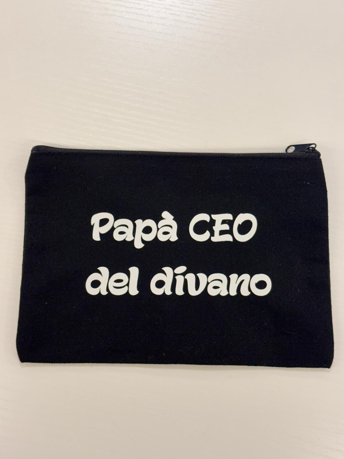 Pochette cotone Papà CEO