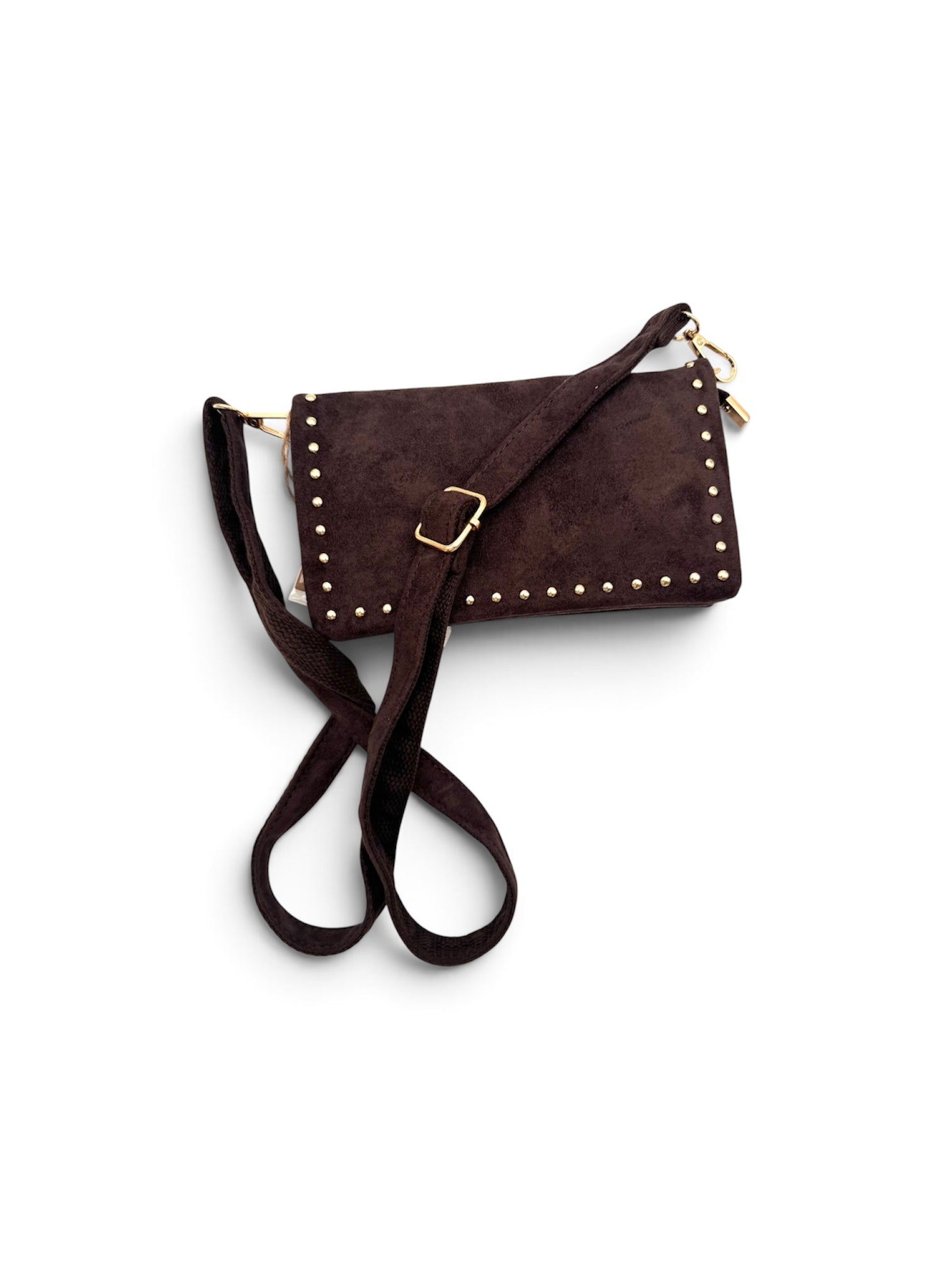 TRACOLLINA SUEDE E BORCHIE