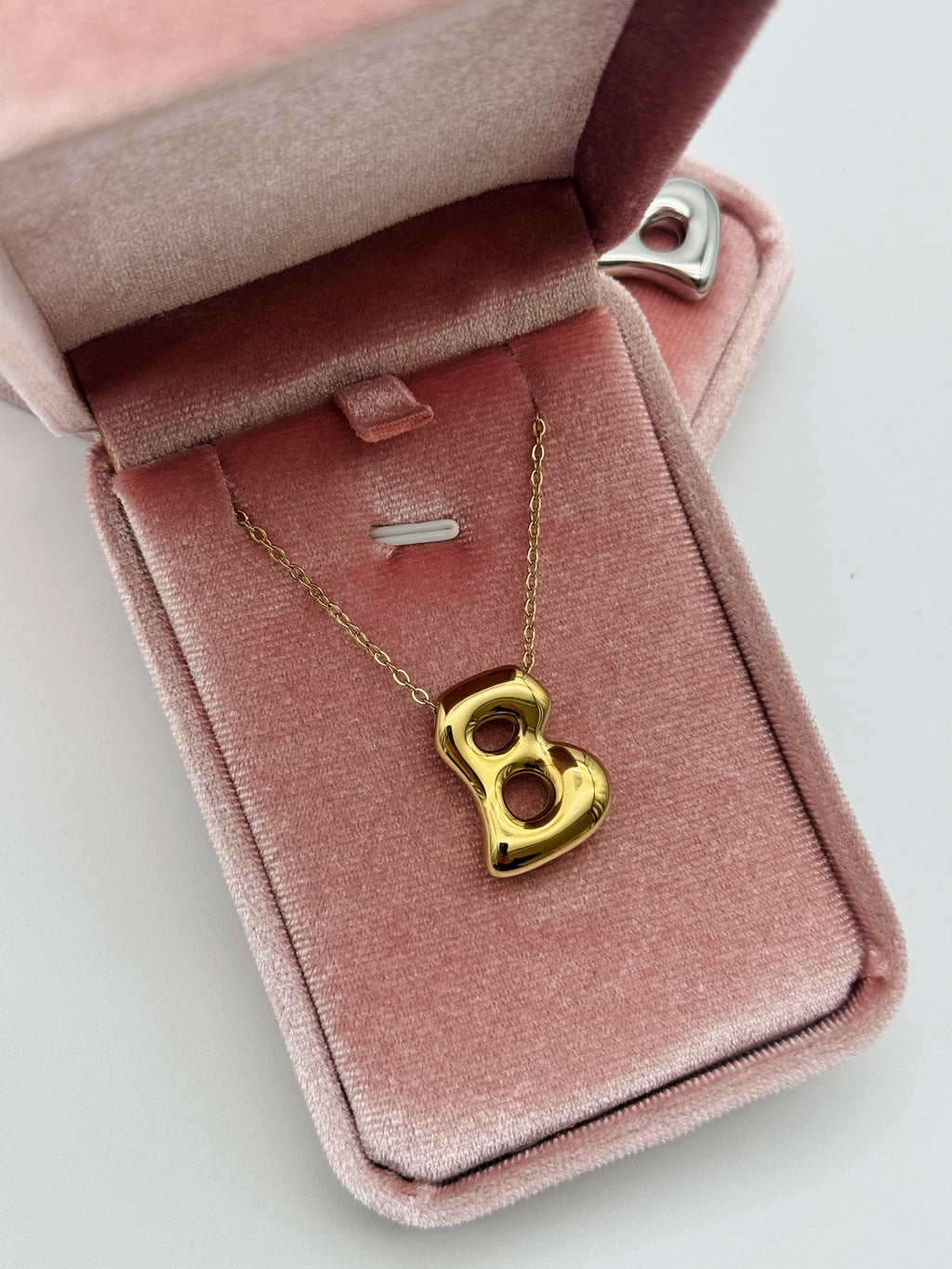 Collana Iniziale “B” Acciaio Inox