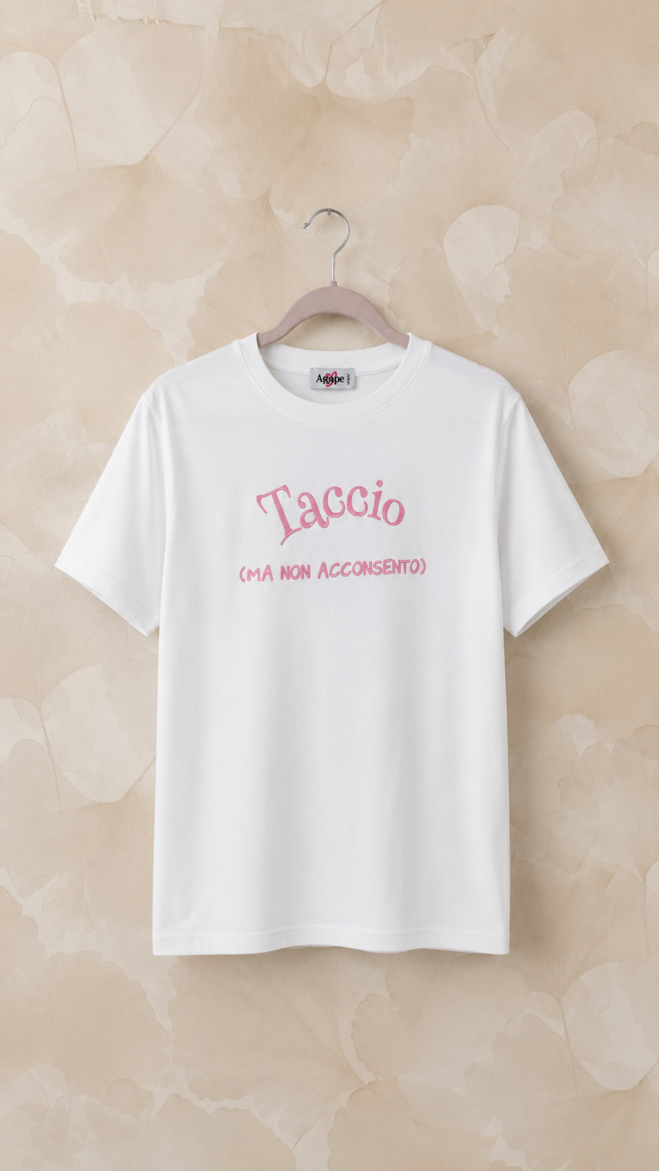 Maglietta TACCIO (ma non acconsento)