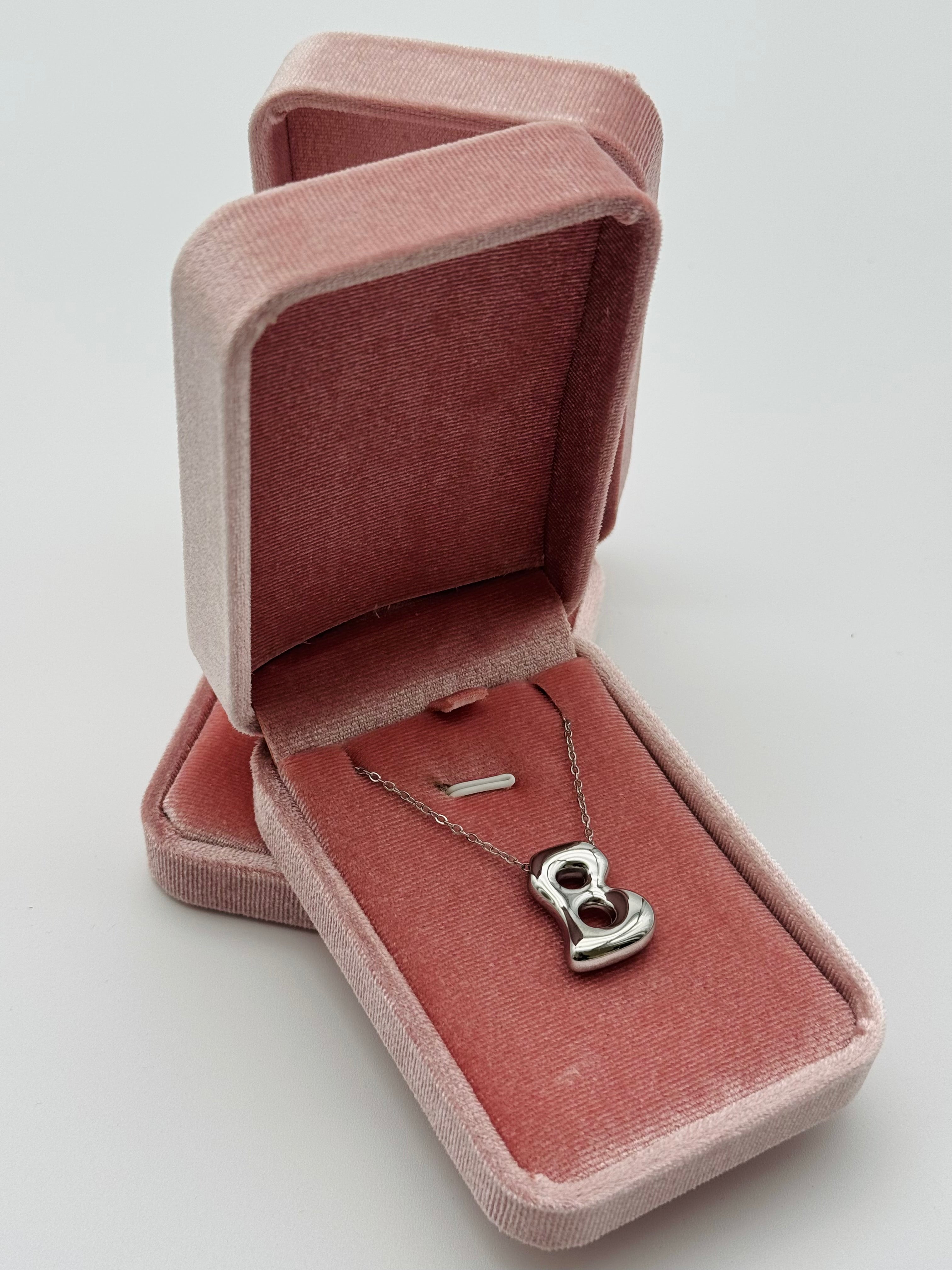 Collana Iniziale “B” Acciaio Inox