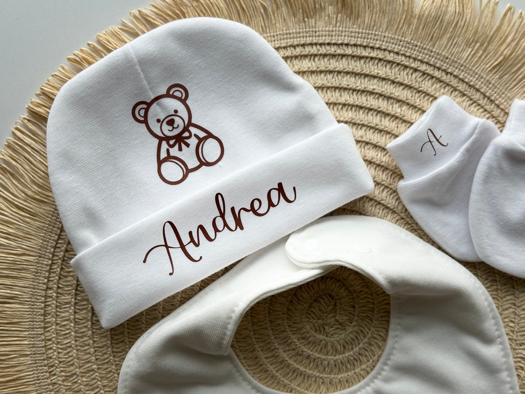 Set cappellino+guantini personalizzato