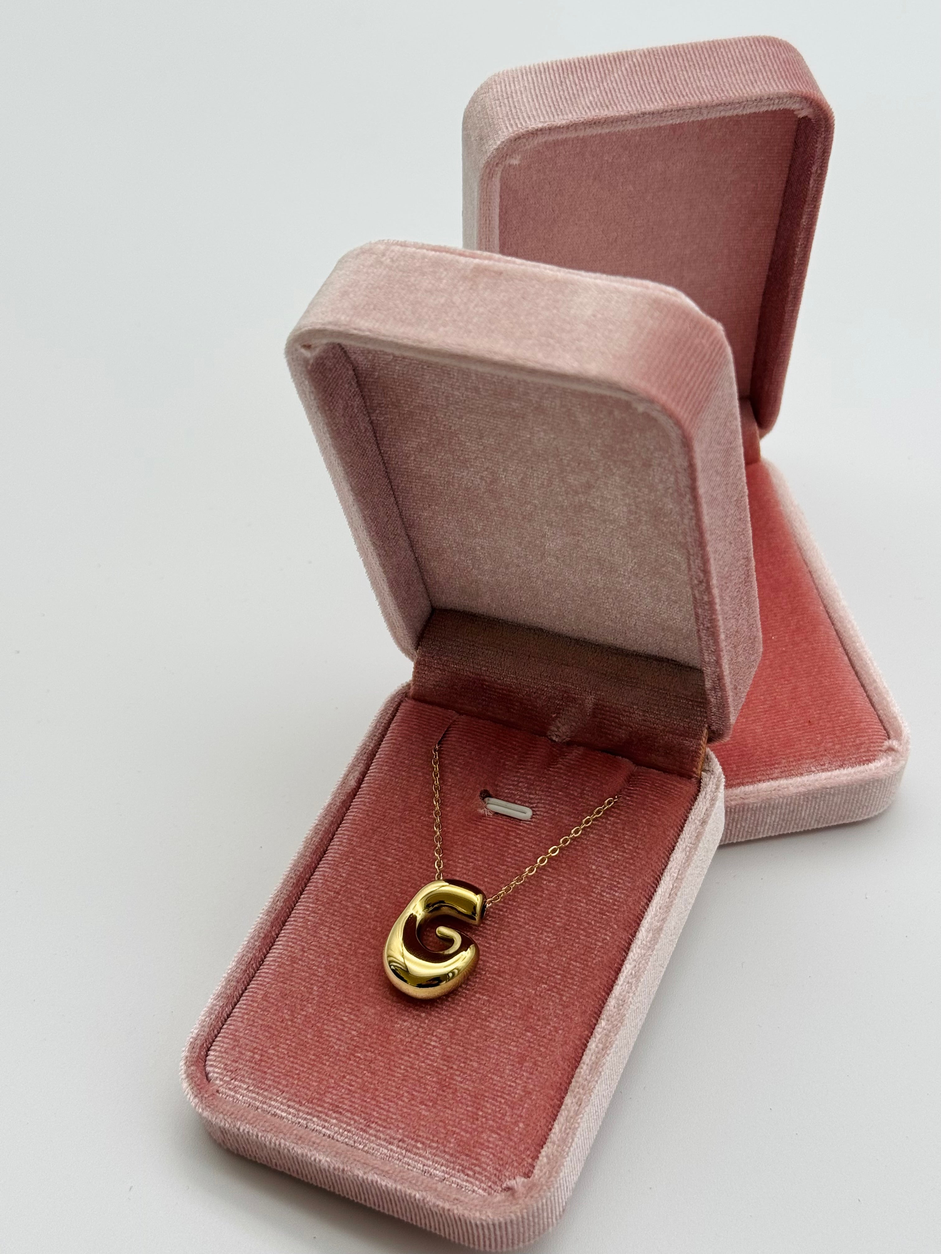 Collana Iniziale “G” Acciaio Inox