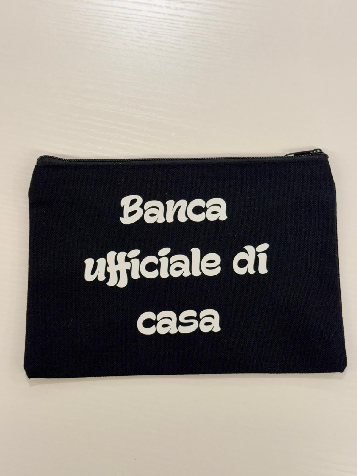 Pochette cotone banca ufficiale di casa