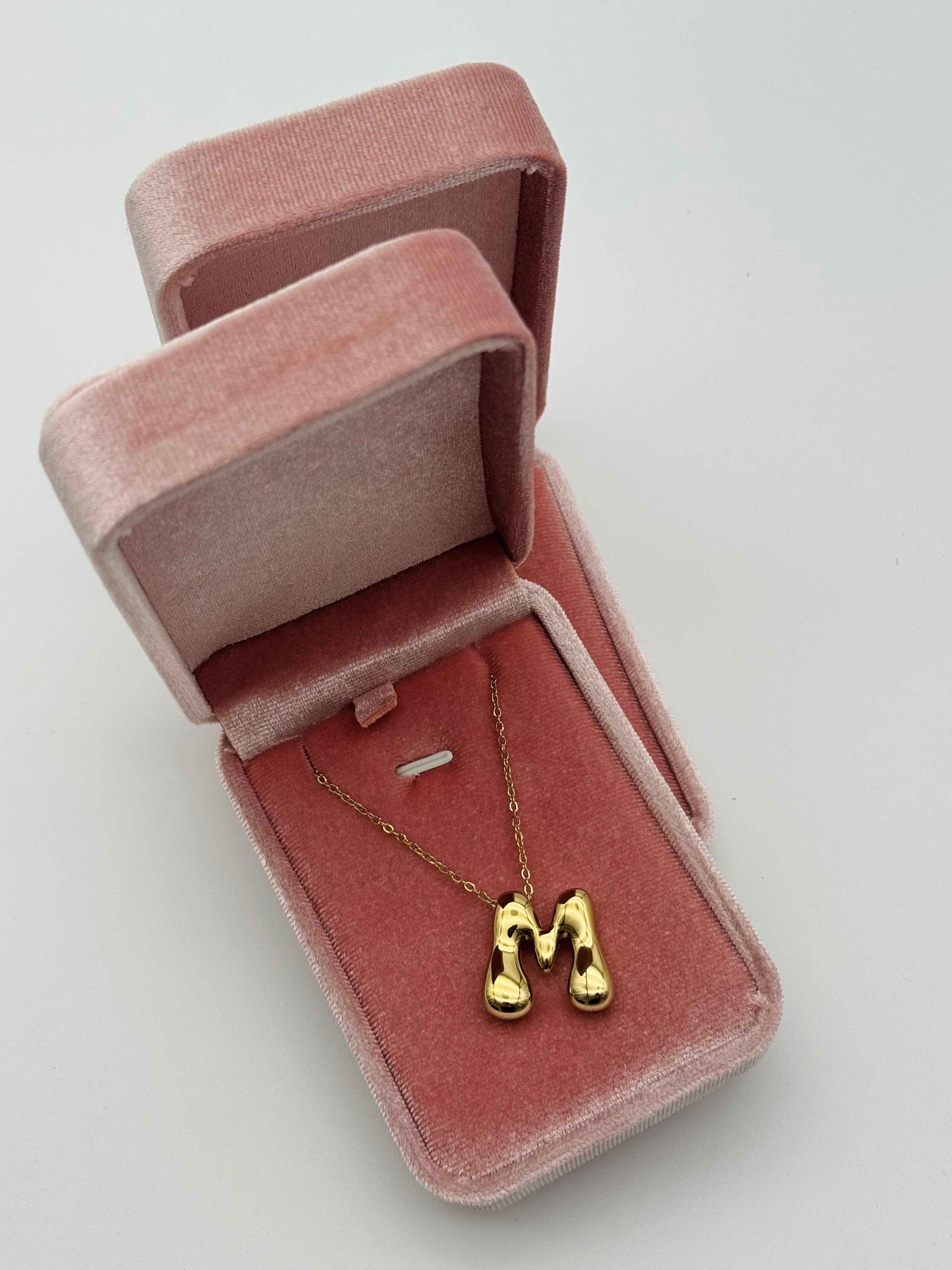 Collana Iniziale “M” Acciaio Inox