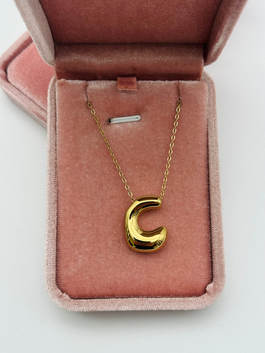 Collana Iniziale “C” Acciaio Inox