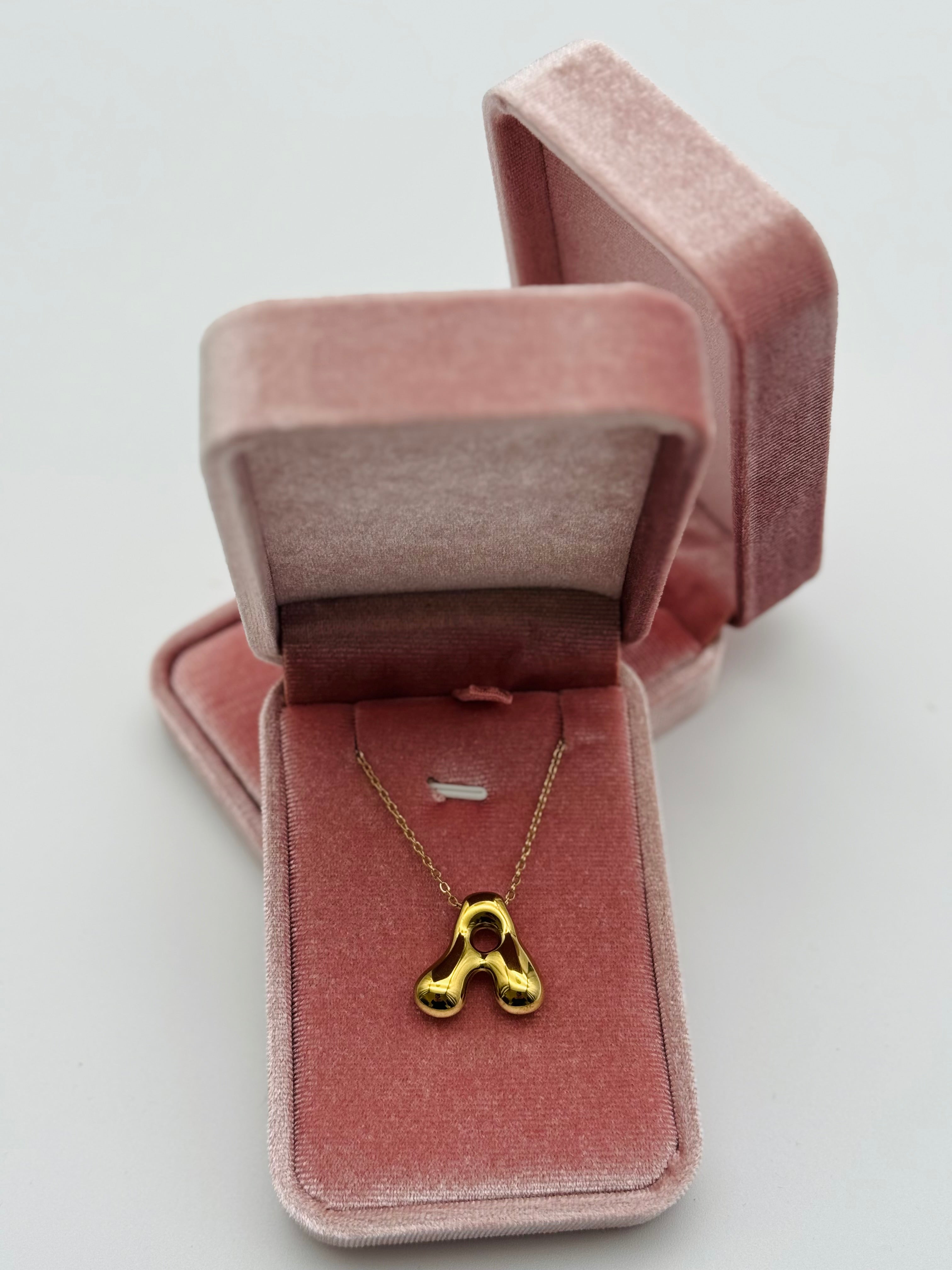 Collana Iniziale “A” Acciaio Inox