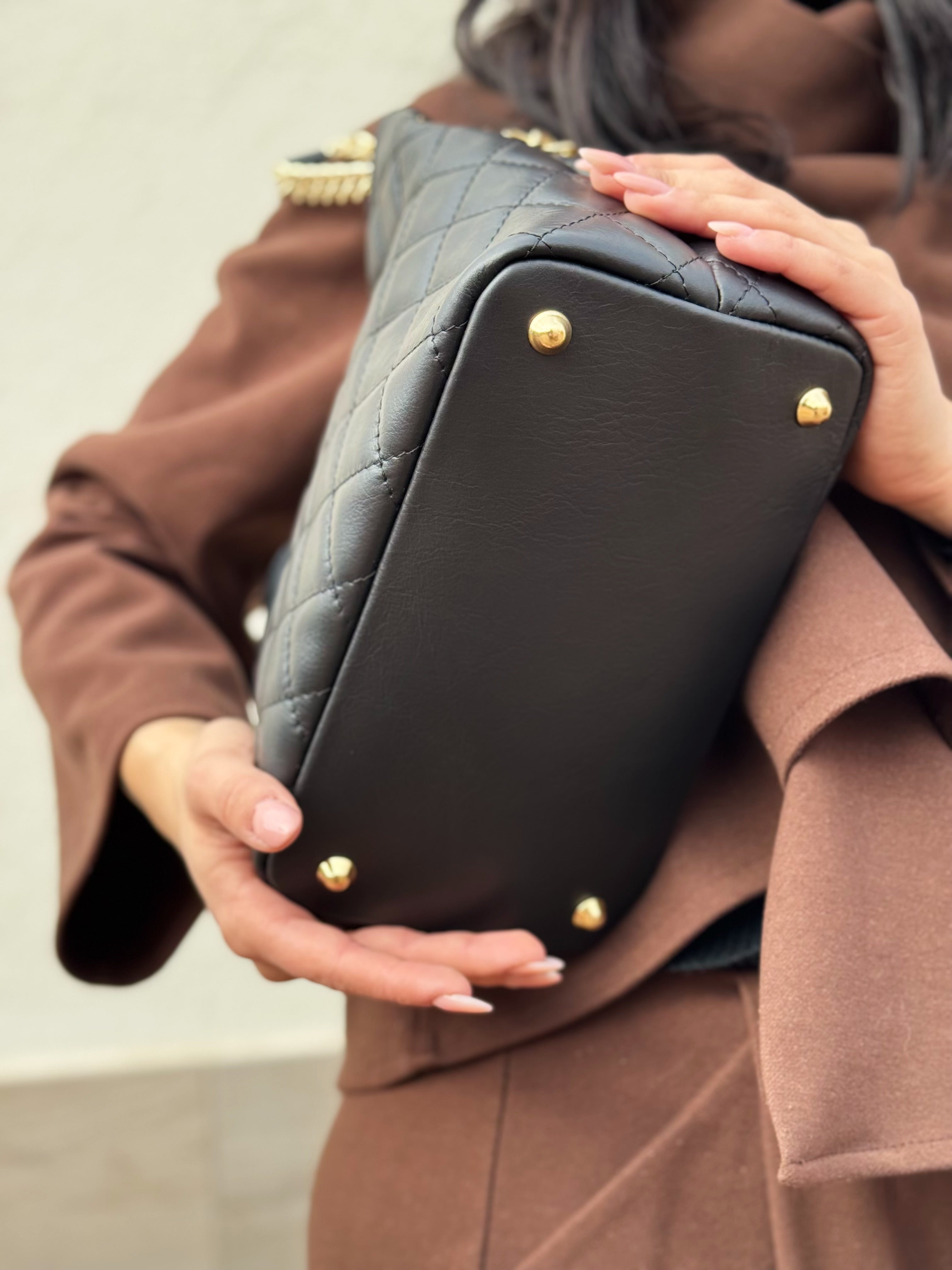 Borsa a spalla trapuntata Mini