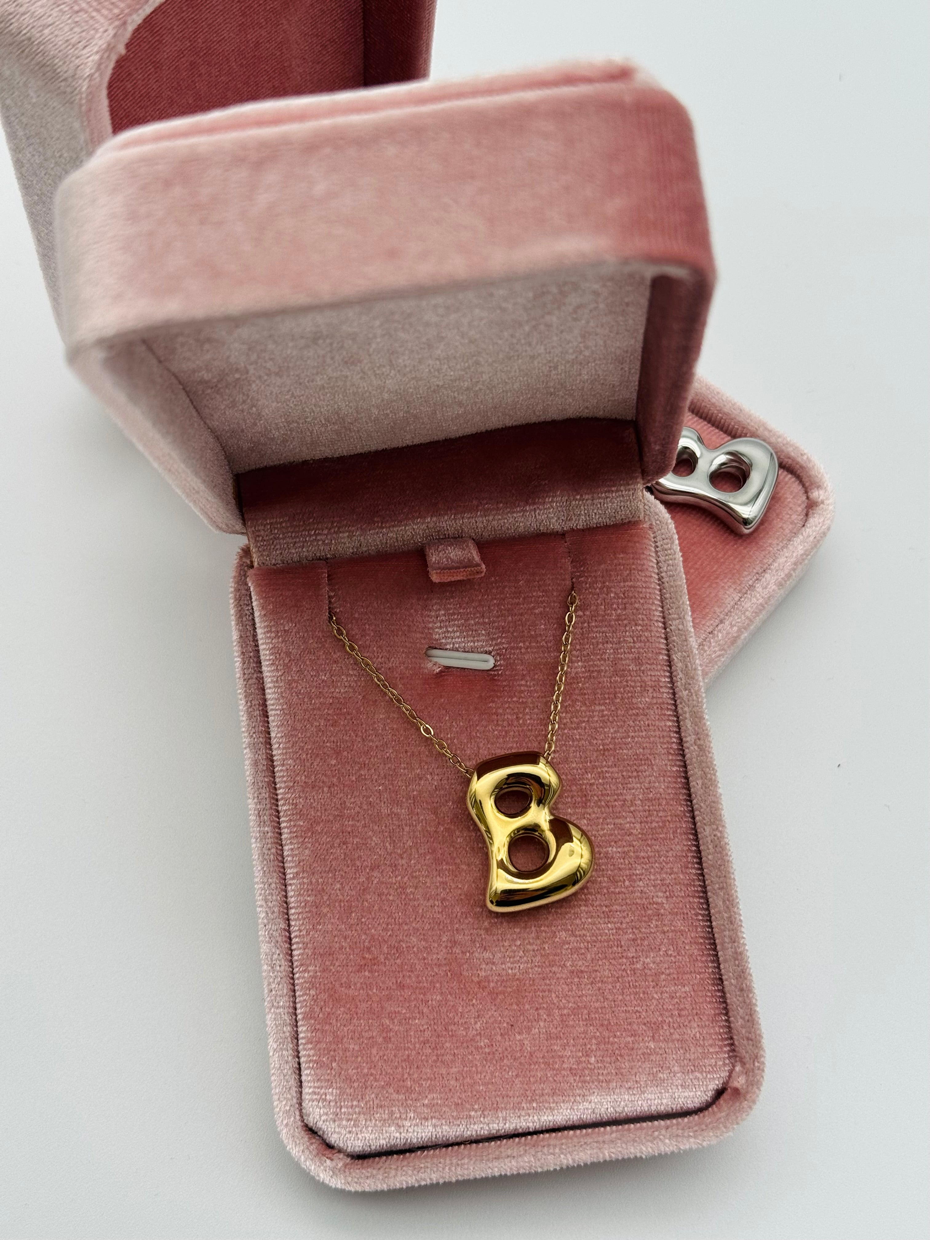Collana Iniziale “B” Acciaio Inox
