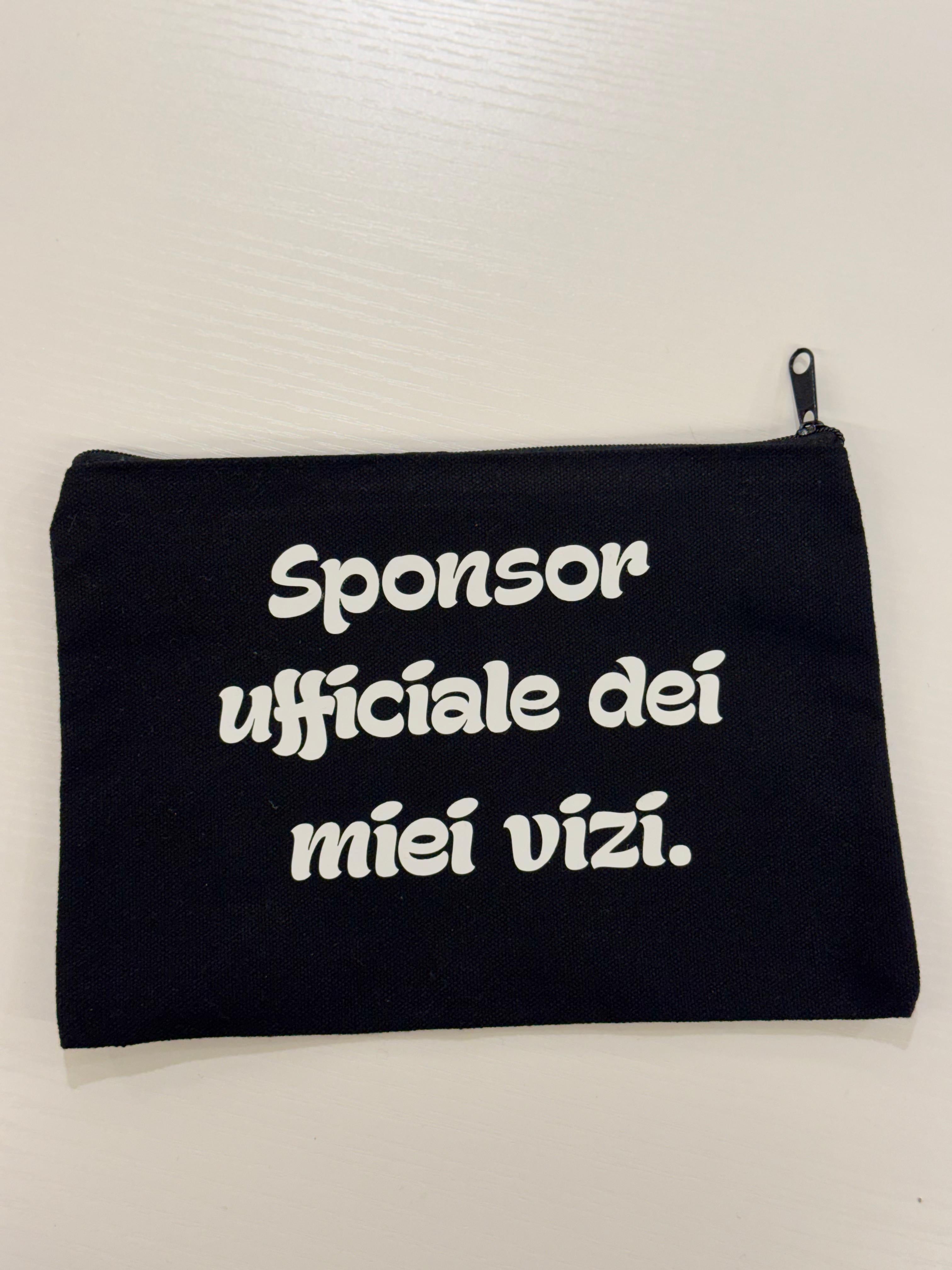 Pochette cotone sponsor ufficiale dei miei vizi