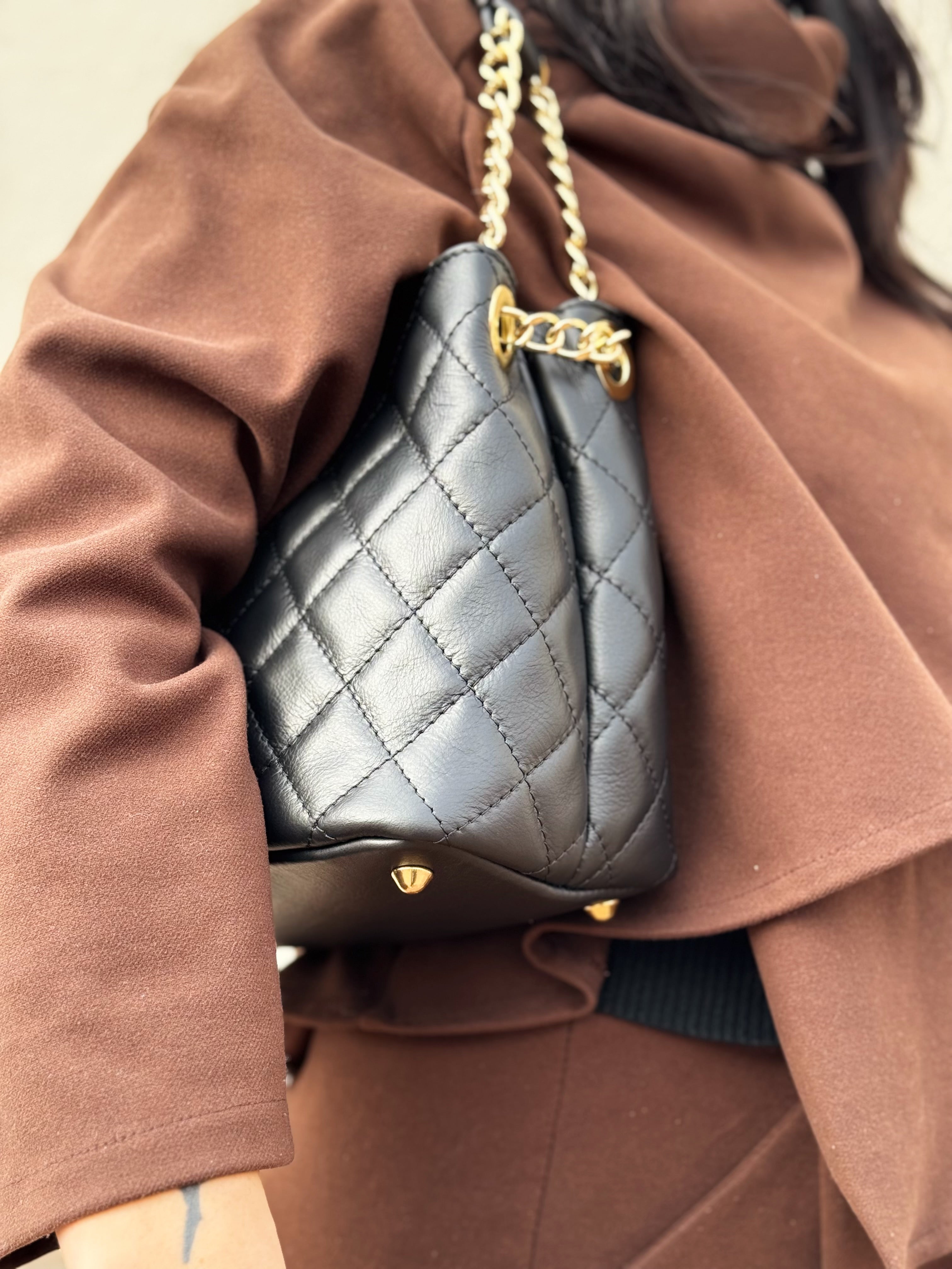 Borsa a spalla trapuntata Mini