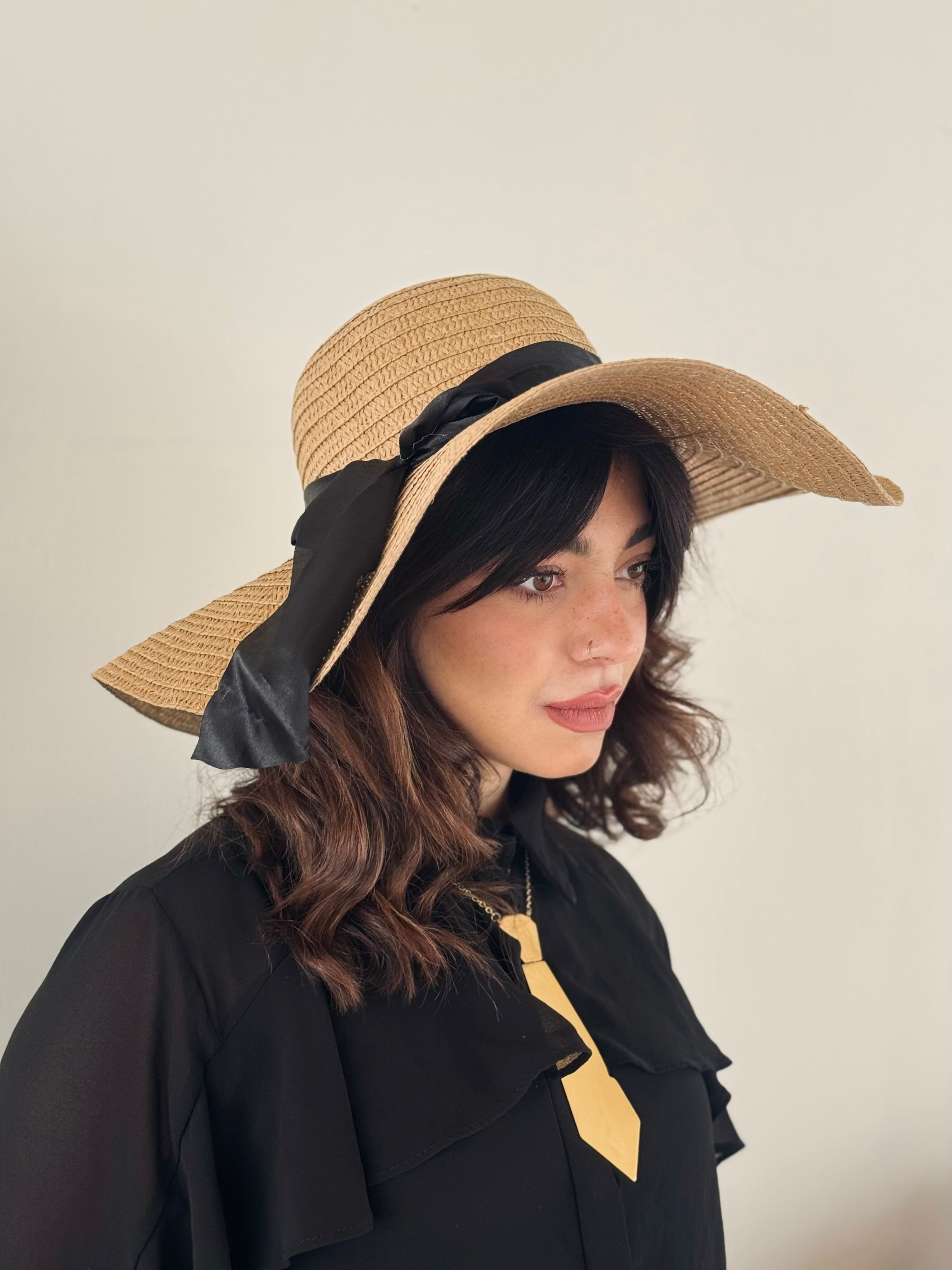 Cappello banda larga nero
