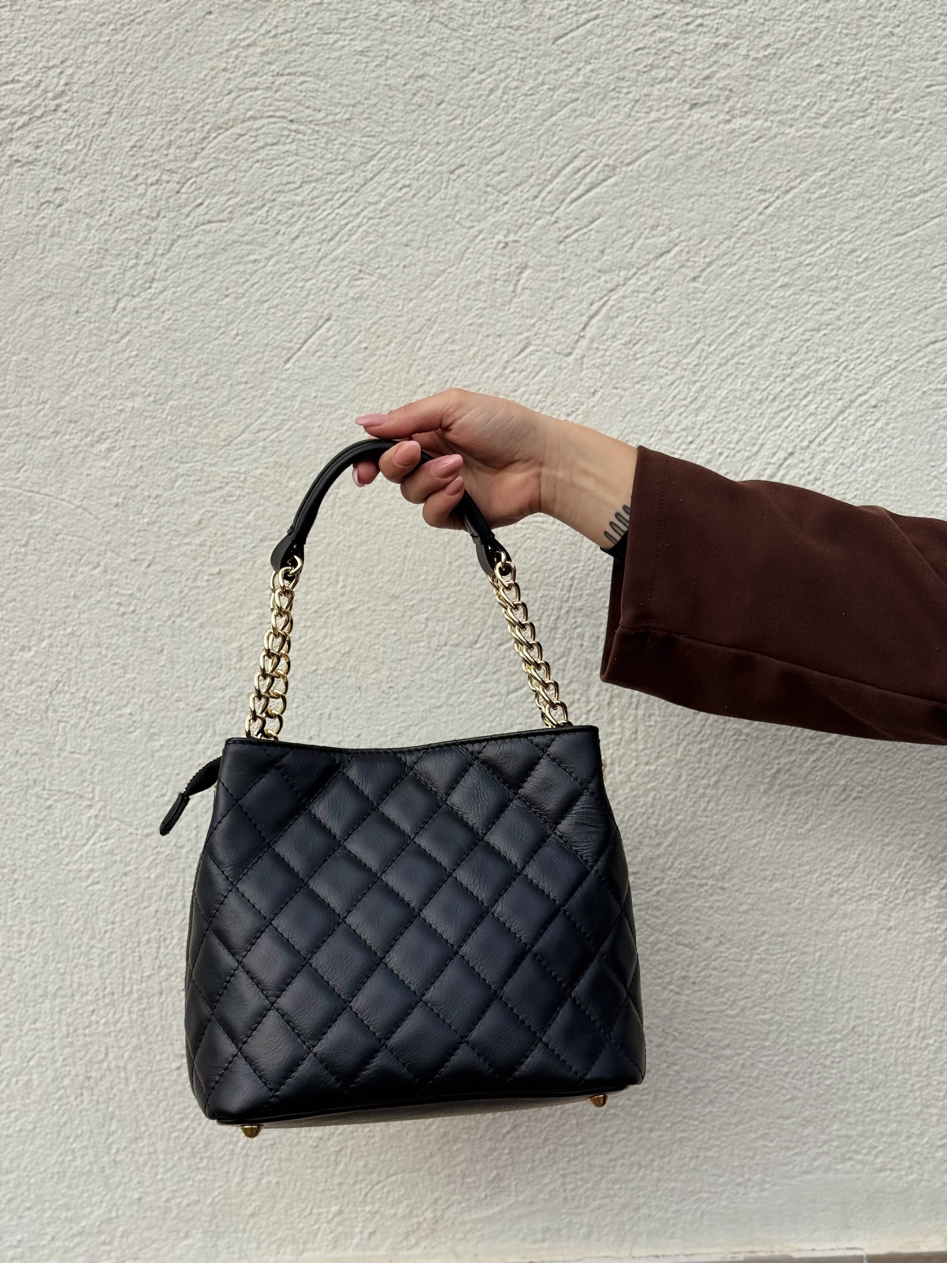 Borsa a spalla trapuntata Mini